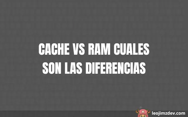 Cache Vs Ram: Cuales Son Las Diferencias
