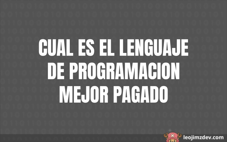 Lenguajes de programación mejor pagados en 2026