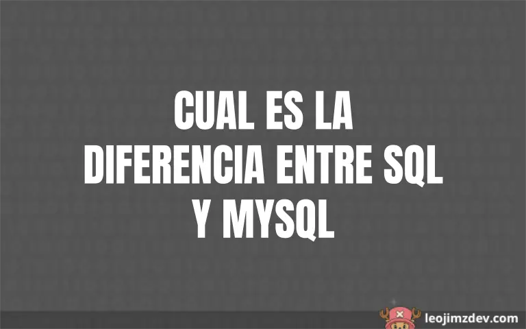 SQL vs MySQL: ¿Cuál es la diferencia?