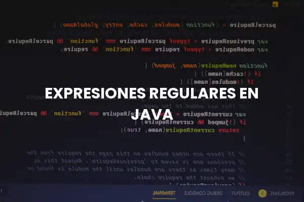 Expresiones regulares en Java