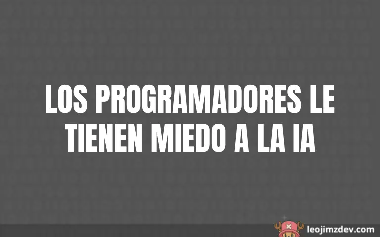 IA: ¿El fin de los programadores?